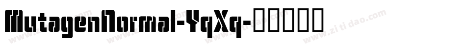 MutagenNormal-YqXq字体转换