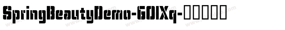SpringBeautyDemo-GOlXq字体转换 SpringBeautyDemo-GOlXq字体转换