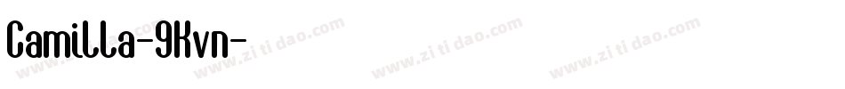 Camilla-9Kvn字体转换