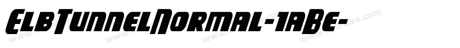 ElbTunnelNormal-1aBe字体转换
