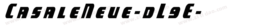 CasaleNeue-dL9E字体转换