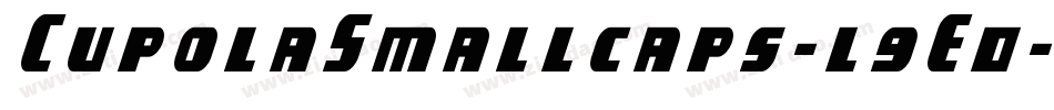 CupolaSmallcaps-l9E0字体转换