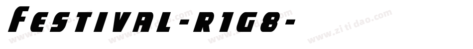 Festival-r1g8字体转换