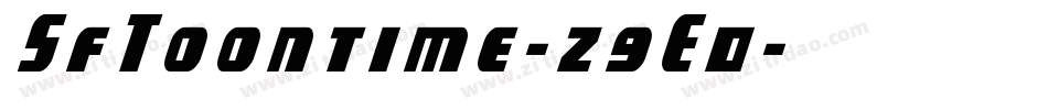 SfToontime-z9E0字体转换
