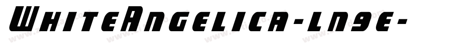 WhiteAngelica-ln9e字体转换