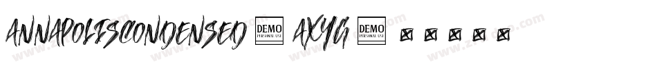 AnnapolisCondensed-aXYg字体转换