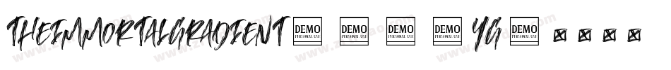 TheImmortalGradient-511yG字体转换 TheImmortalGradient-511yG字体转换