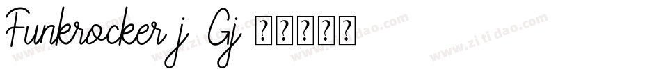 Funkrocker-j3Gj字体转换