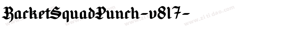 RacketSquadPunch-v8l7字体转换