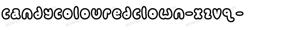 Candycolouredclown-x2vq字体转换