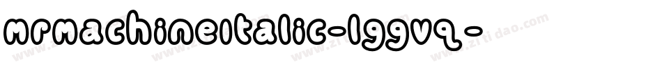 MrMachineItalic-lggVq字体转换