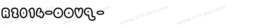 R2014-ooVq字体转换