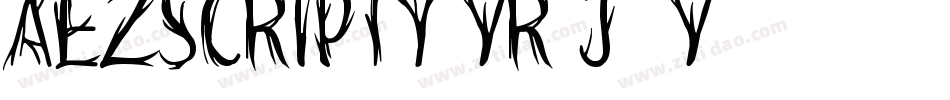 AezScripty2-r3J9字体转换