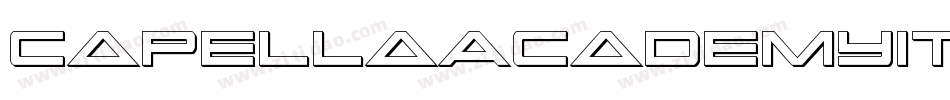 CapellaAcademyItalic-B4zn字体转换