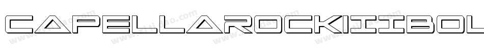 CapellaRockIiiBold-Ge4A字体转换
