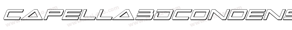 Capella3DCondensedItalic-Y2oL字体转换