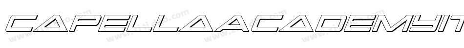 CapellaAcademyItalic-B4zn字体转换
