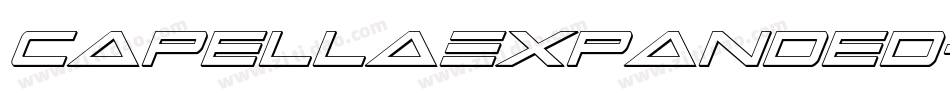 CapellaExpanded-8v3n字体转换