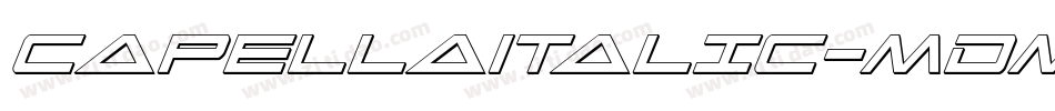 CapellaItalic-MDMP字体转换