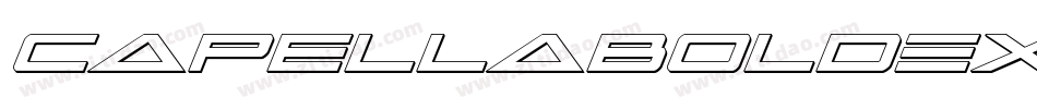 CapellaBoldExpanded-RR7e字体转换