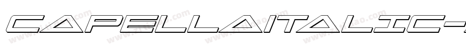 CapellaItalic-MDMP字体转换