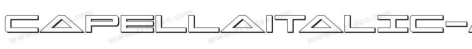 CapellaItalic-MDMP字体转换