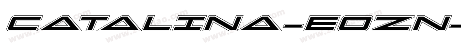 Catalina-eoZn字体转换