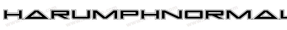 HarumphNormal-7r8V字体转换
