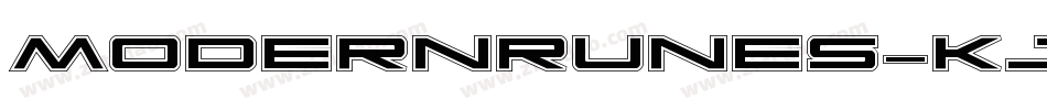 Modernrunes-KJ3A字体转换