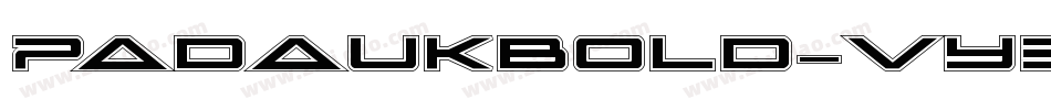 PadaukBold-vy3A字体转换