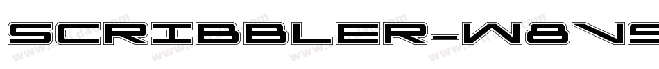 Scribbler-W8V9字体转换