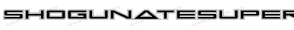 ShogunateSuperItalic-L3a0W字体转换