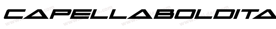 CapellaBoldItalic-l3zw字体转换