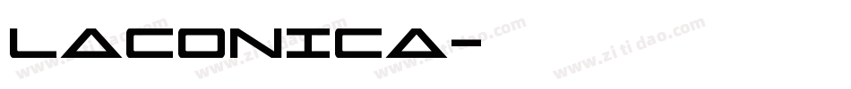 Laconica字体转换