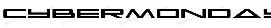 CyberMonday-rg3n9字体转换