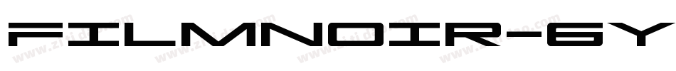 FilmNoir-6YY8v字体转换