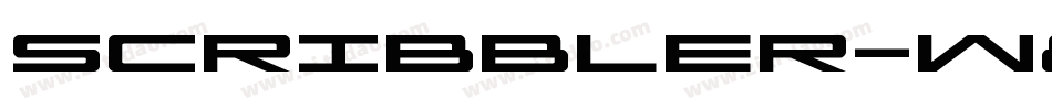 Scribbler-W8V9字体转换