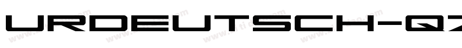 Urdeutsch-qZ8V字体转换 Urdeutsch-qZ8V字体转换
