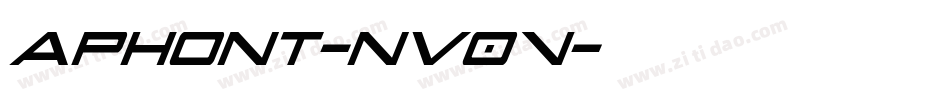 Aphont-nv0V字体转换