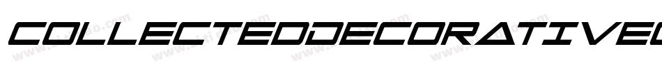 CollectedDecorativecondensedBold-7y1B字体转换
