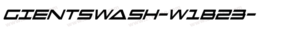GientSwash-w1B23字体转换
