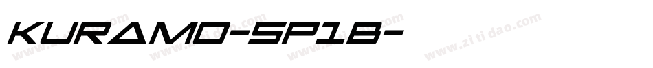 Kuramo-5p1B字体转换 Kuramo-5p1B字体转换