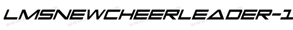 LmsNewCheerleader-1a1B字体转换