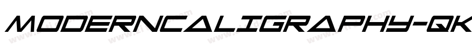 ModernCaligraphy-qK0V字体转换
