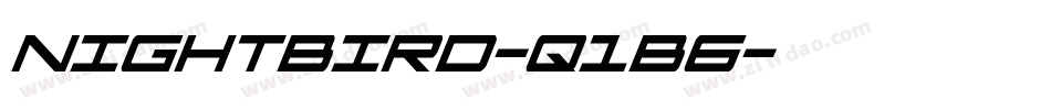 Nightbird-q1B6字体转换