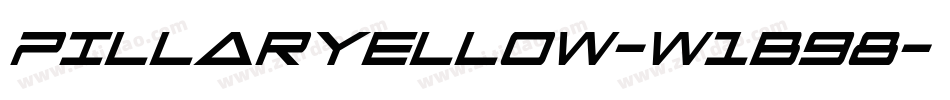 PillarYellow-w1B98字体转换
