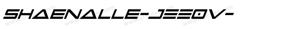Shaenalle-jEE0v字体转换 Shaenalle-jEE0v字体转换