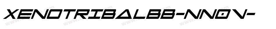 Xenotribalbb-nn0V字体转换 Xenotribalbb-nn0V字体转换