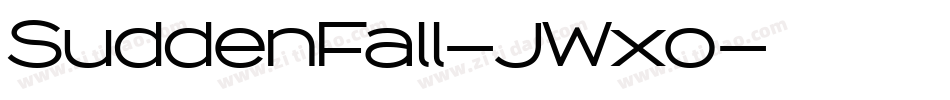 SuddenFall-JWxo字体转换