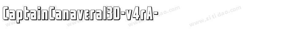 CaptainCanaveral3D-v4rA字体转换
